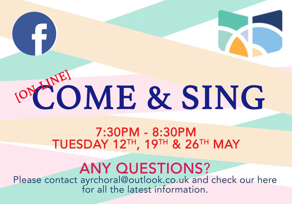 Online Come & Sing with Andy McTaggart - Ayr Choral Union